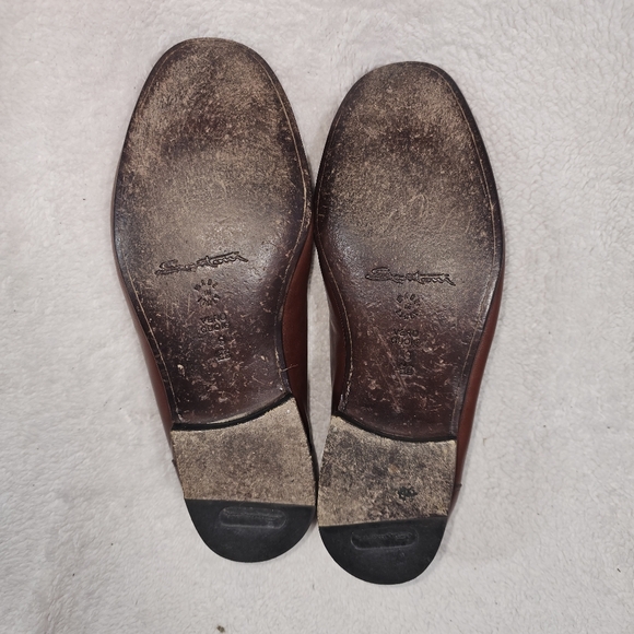 Santoni Vero Cuoio  Men’s 9 Brown Leather  Dress Shoes Made In Italy